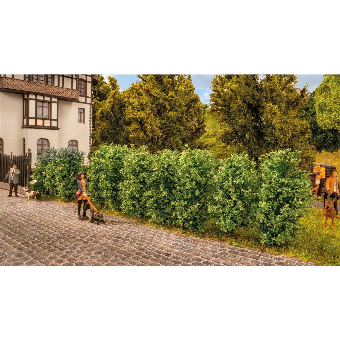 Noch 21547 Thuja Çitleri, 3 cm. 12 Adet, Diorama Malzemesi