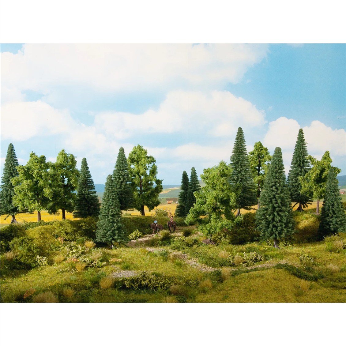 Noch 24621 Karışık Orman Ağaçları, 16 Adet, 10-14 cm. Diorama Malzemesi