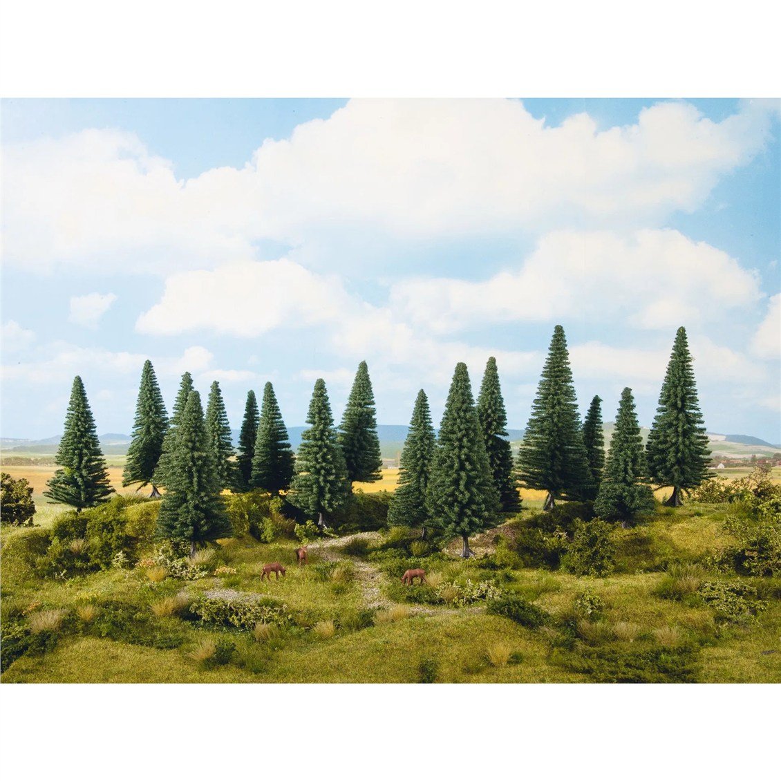 Noch 24642 Köknar Ağaçları, 6 Adet, 14-18 cm. Diorama Malzemesi