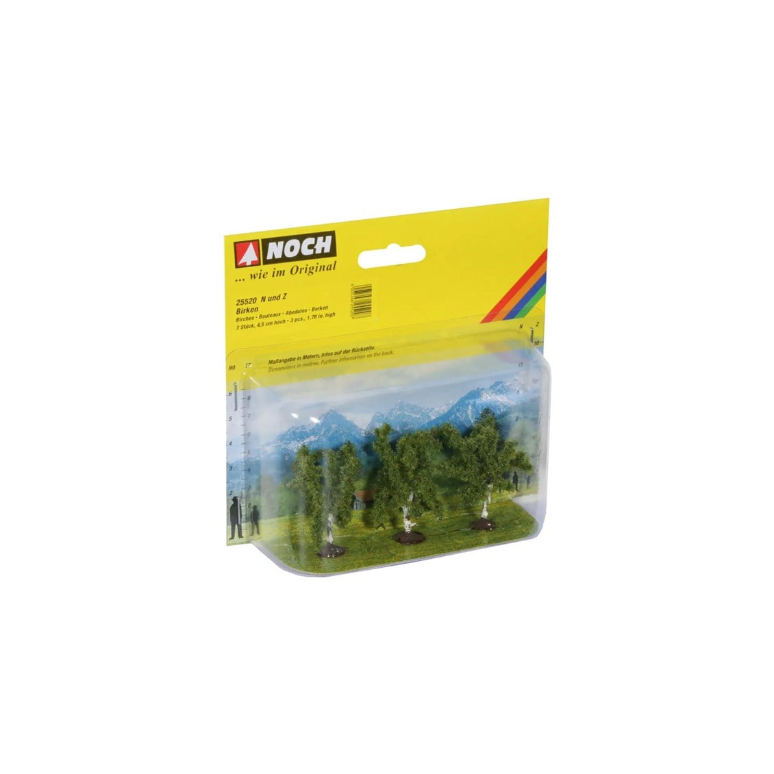 Noch 25520 Huş Ağaçları, 4,5 cm. 3 Adet, Diorama Malzemesi