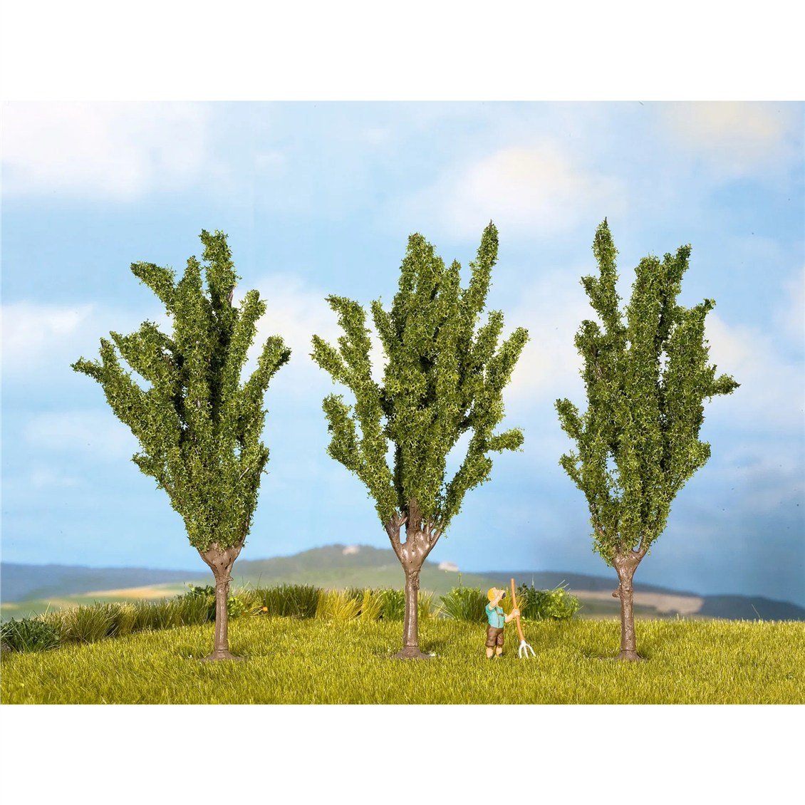 Noch 25525 Kavak Ağaçları, 5,5 cm. 3 Adet, Diorama Malzemesi