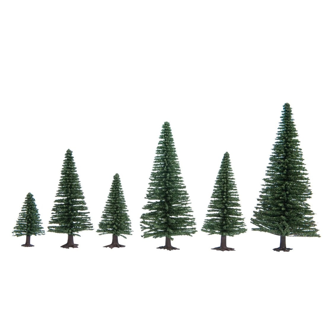 Noch 26920 Çam Ağaçları, 10 Adet, 5-14 cm. Diorama Malzemesi