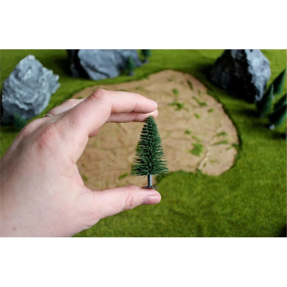 Noch 32820 Çam Ağaçları, 25 Adet, 3,5-9 cm. Diorama Malzemesi
