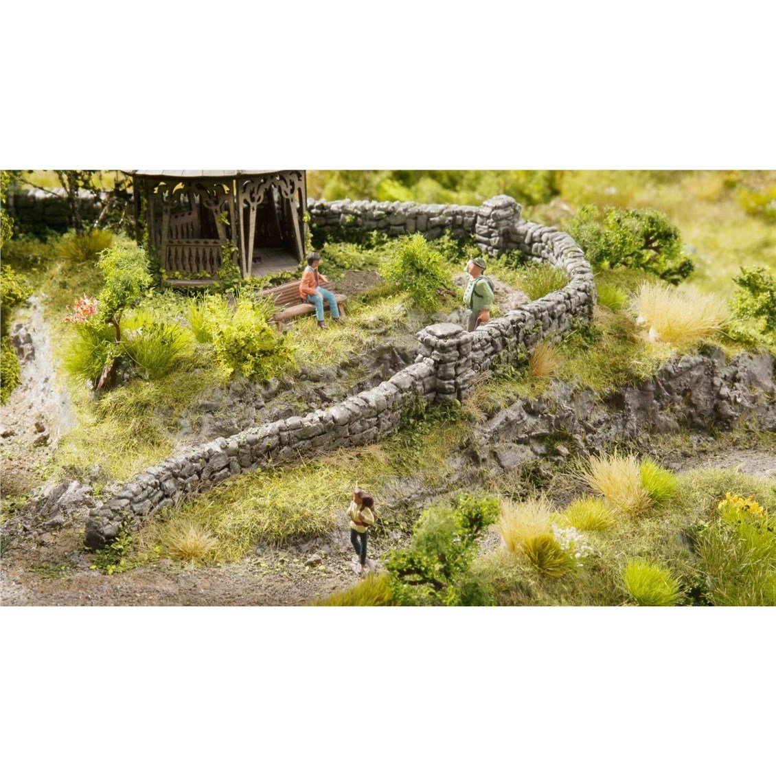 Noch 58280 1/87 Ölçek, Granit Taştan Duvar, 104 cm.