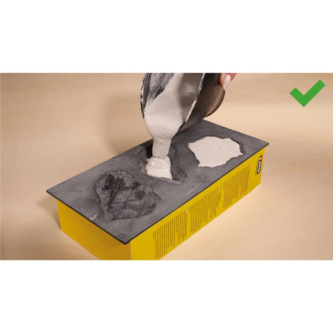 Noch 61232 Silikon Kaya Kalıbı (Hochvogel) Diorama Malzemesi