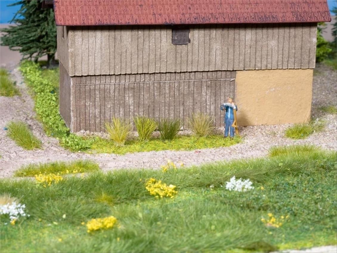 Noch 7043 Çiçeklenen Çayır Öbekleri, Sarı Flok, Mini Set XL, 42 adet, 9 mm Diorama Malzemesi