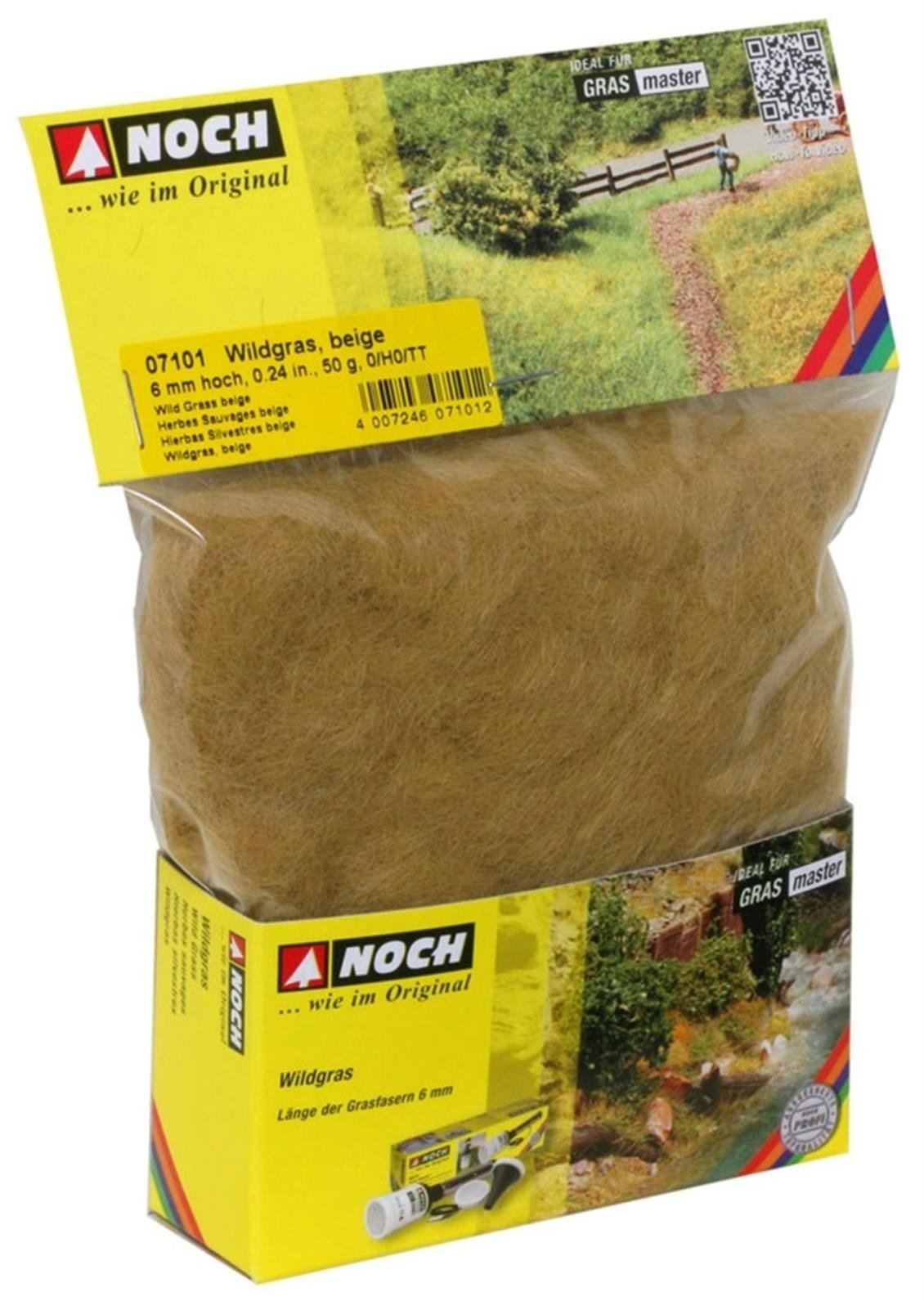Noch 7101 Statik Çayır Dokusu, Bej, 6 mm, 50 Gram Diorama Malzemesi