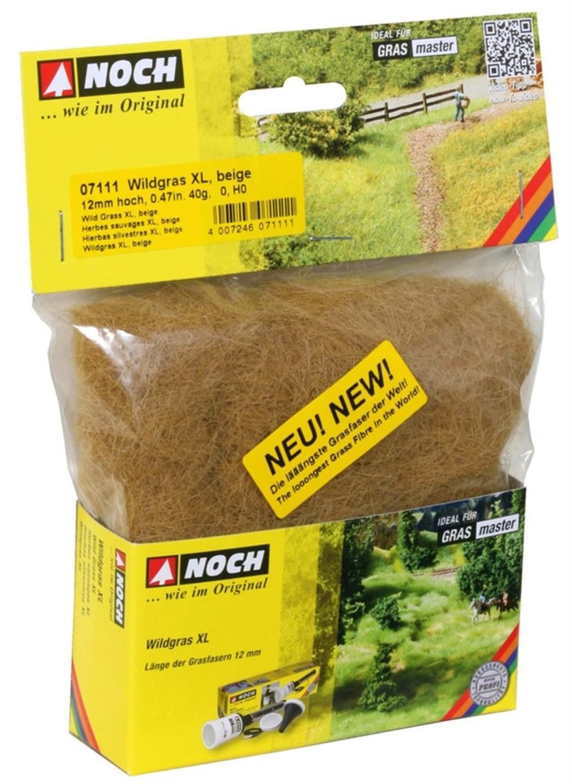 Noch 7111 Statik Çayır Dokusu, Bej, 12 mm, 40 Gram Diorama Malzemesi