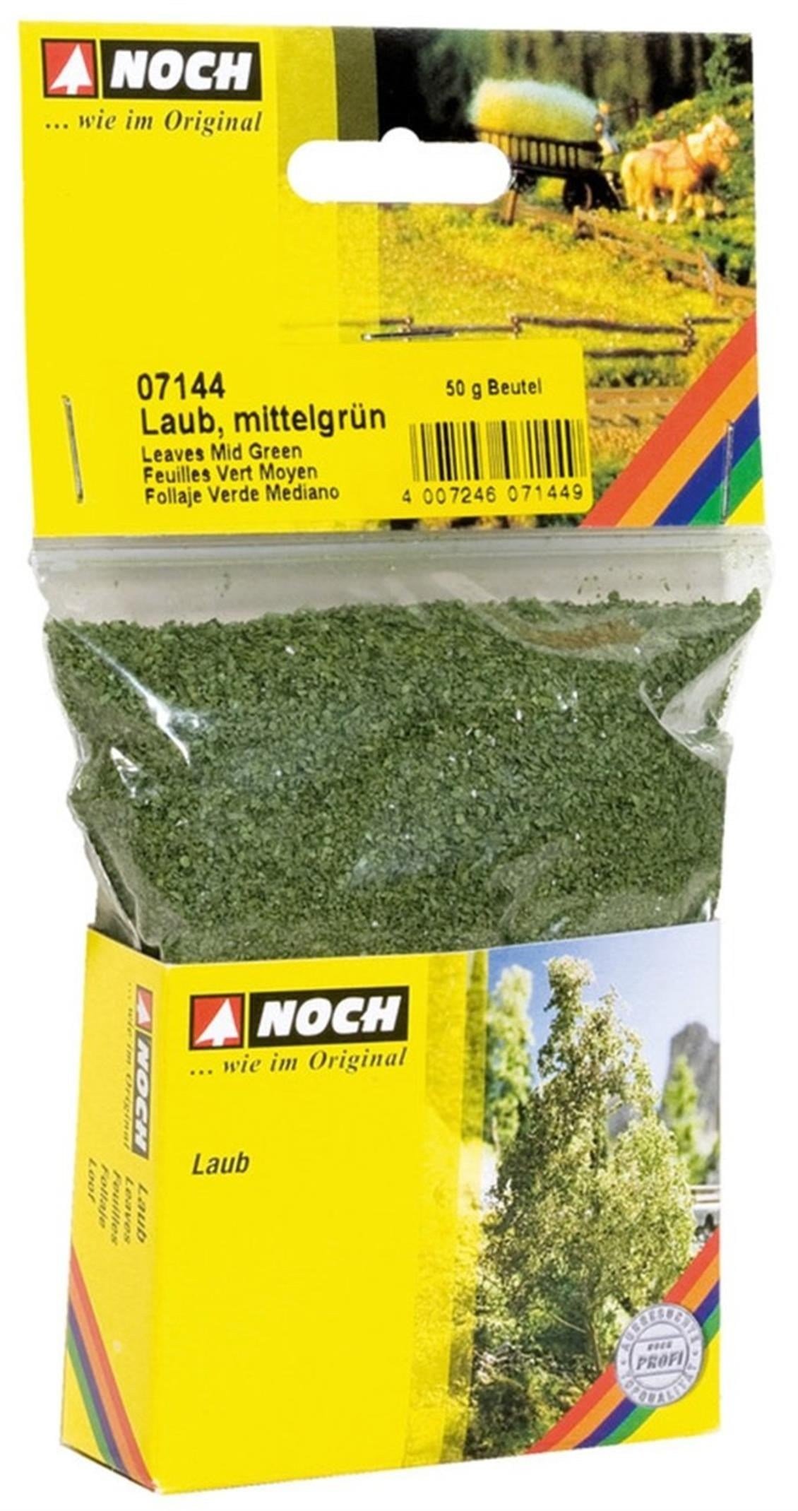 Noch 7144 Yapraklar, Yeşil, 50 gram Diorama Malzemesi