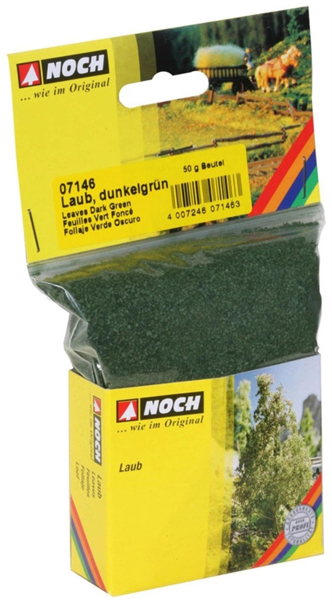 Noch 7146 Yapraklar, Koyu Yeşil, 50 gram Diorama Malzemesi