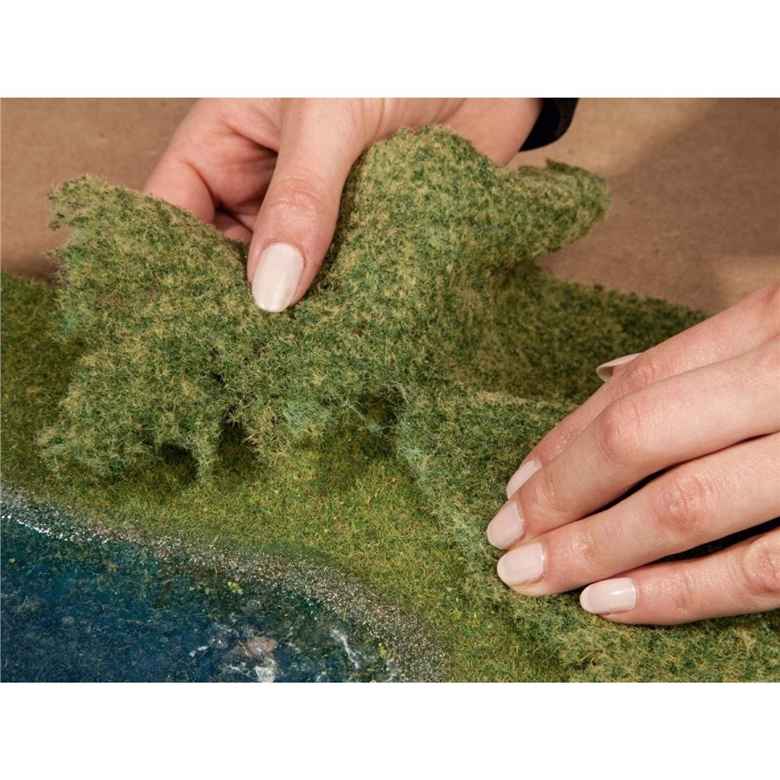 Noch 7270 Folyaj, Açık Yeşil, 20x23 cm. Diorama Malzemesi