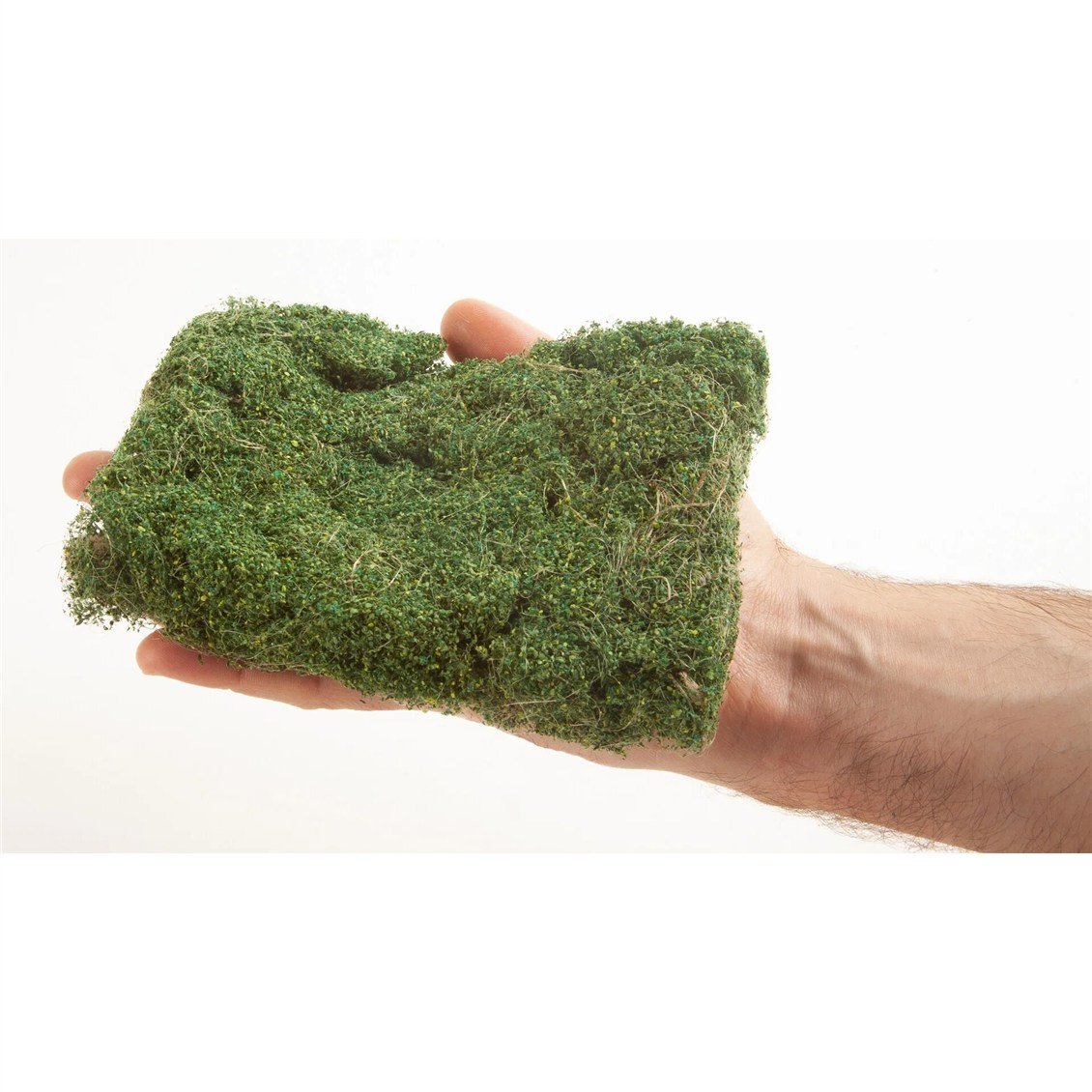 Noch 7311 Çalı Dokulu Folyaj, Koyu Yeşil, 20x23 cm. Diorama Malzemesi