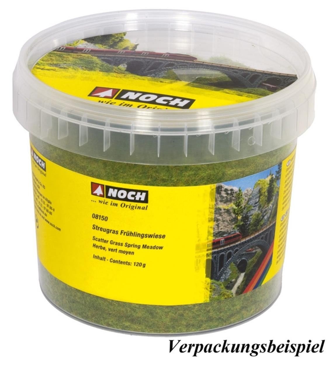 Noch 8151 Statik Çim, Yaz Çayırı, 2.5 mm, 120 Gram Diorama Malzemesi