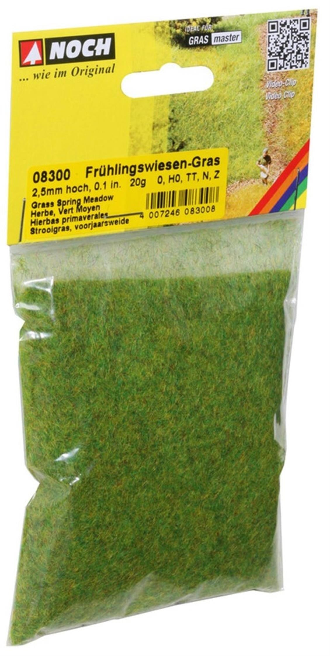 Noch 8300 Statik Çim, Bahar Çayırı, 2.5 mm, 20 Gram Diorama Malzemesi