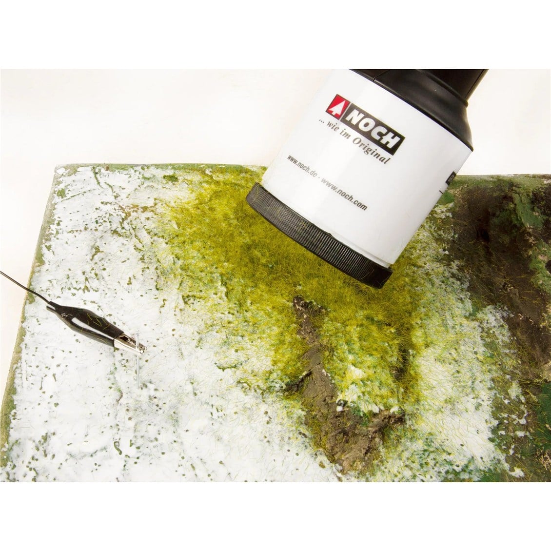 Noch 8364 Statik Çayır Dokusu, Yeşil,  4 mm. 20 gram, Diorama Malzemesi