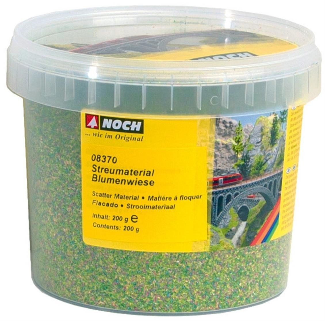 Noch 8370 Çiçekli Çayır Dokusu, 200 Gram, Diorama Malzemesi