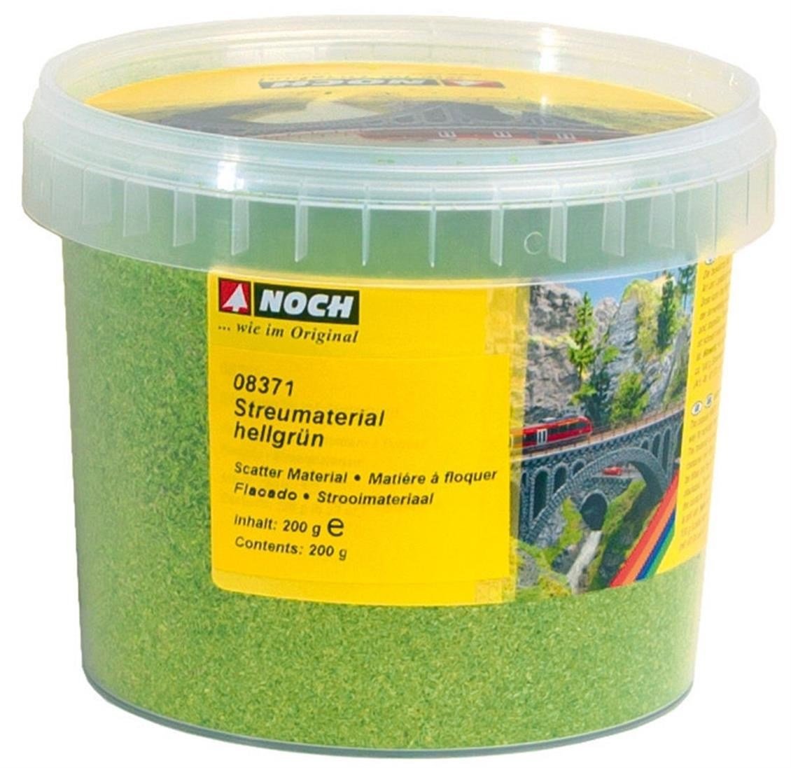 Noch 8371 Açık Yeşil Çayır Dokusu, 200 Gram Diorama Malzemesi