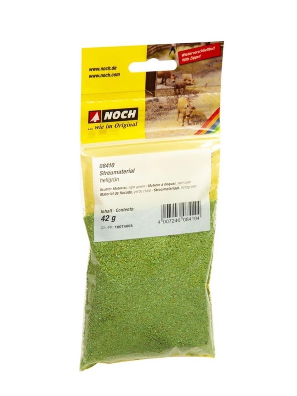 Noch 8410 Açık Yeşil Çayır Dokusu, 42 Gram, Diorama Malzemesi