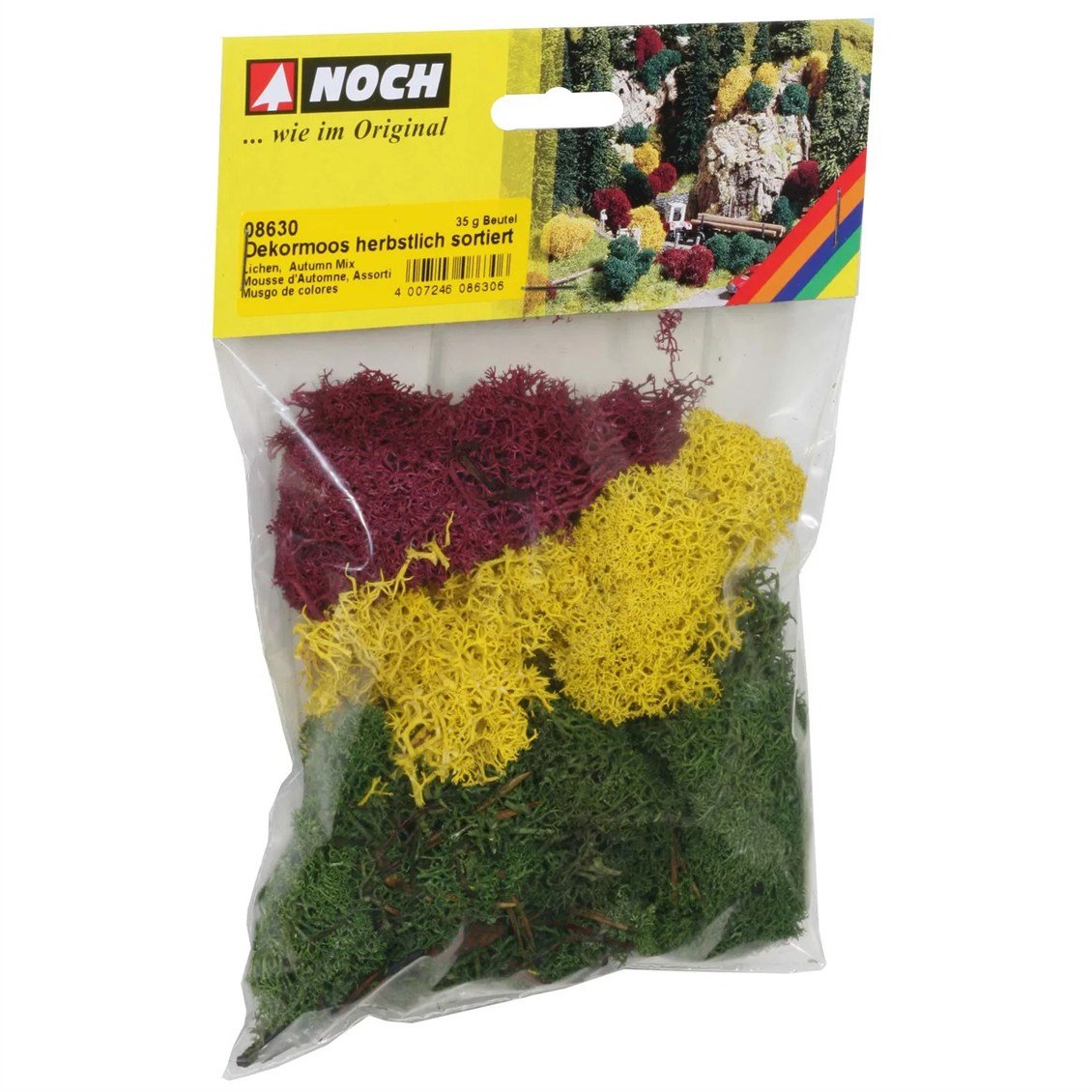 Noch 8630 Liken, Sonbahar Renkleri, 35 Gram Diorama Malzemesi