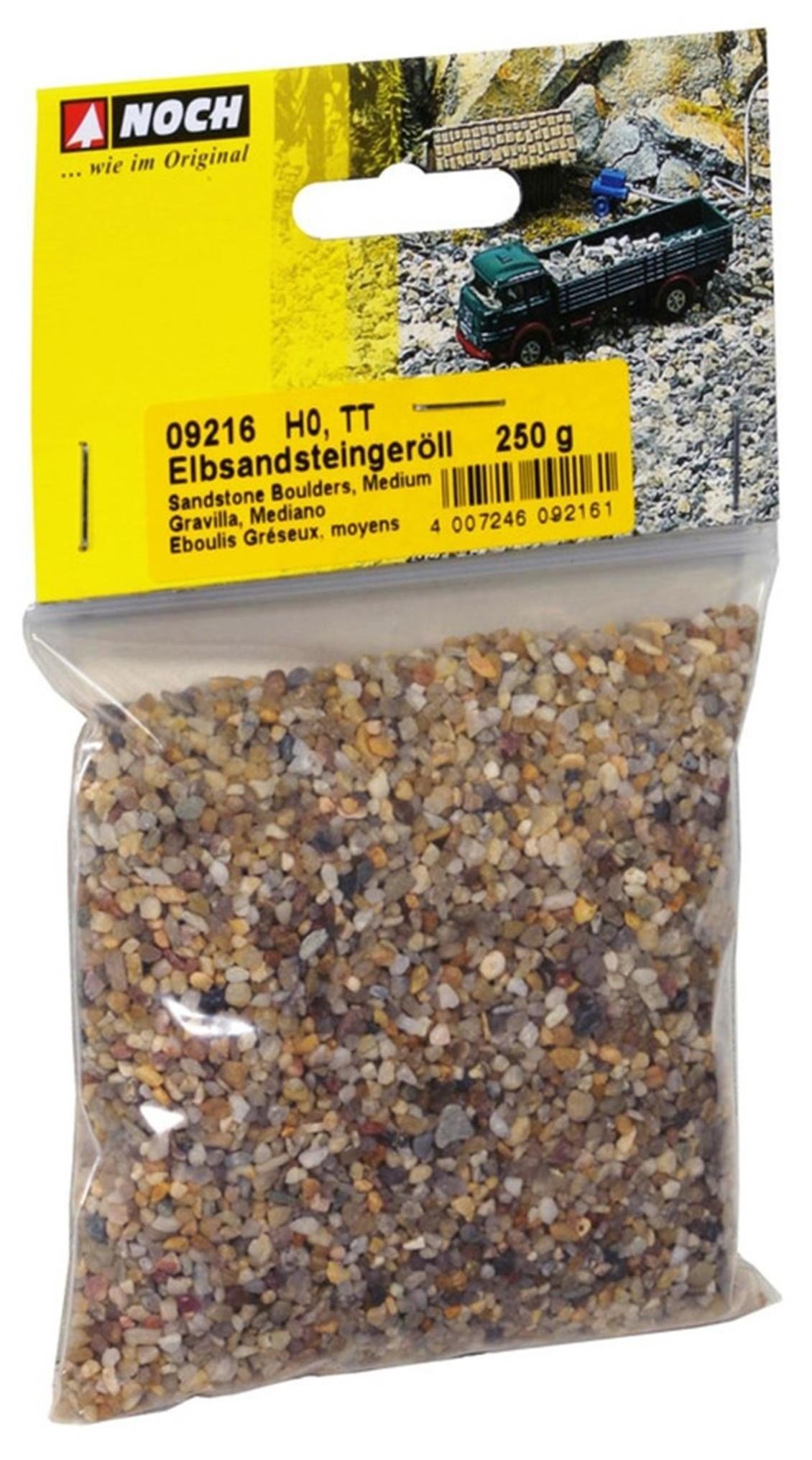 Noch 9216 Kumtaşı Parçaları, 250 Gram, Diorama Balast Malzemesi