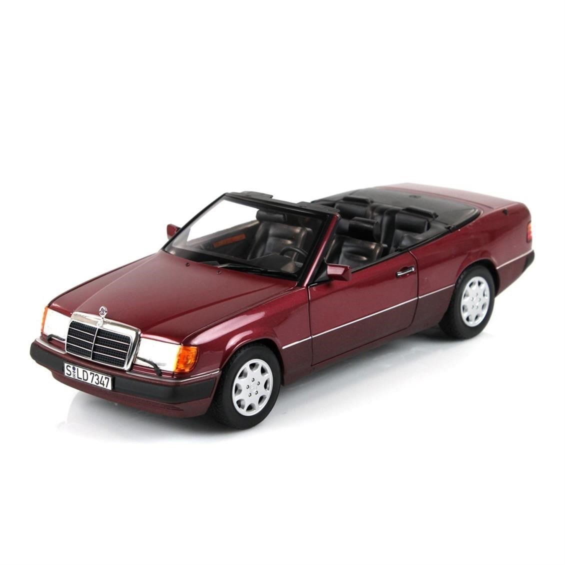 Norev B66040616 1/18 Ölçek, Mercedes Benz 300CE 24 Cabriolet 1992, Almand.Metallic, Sergilemeye Hazır Metal Araba Modeli