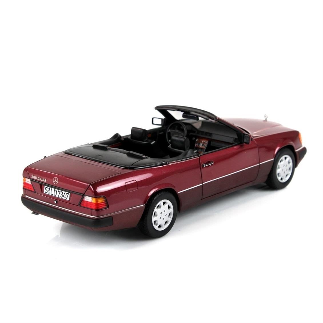 Norev B66040616 1/18 Ölçek, Mercedes Benz 300CE 24 Cabriolet 1992, Almand.Metallic, Sergilemeye Hazır Metal Araba Modeli