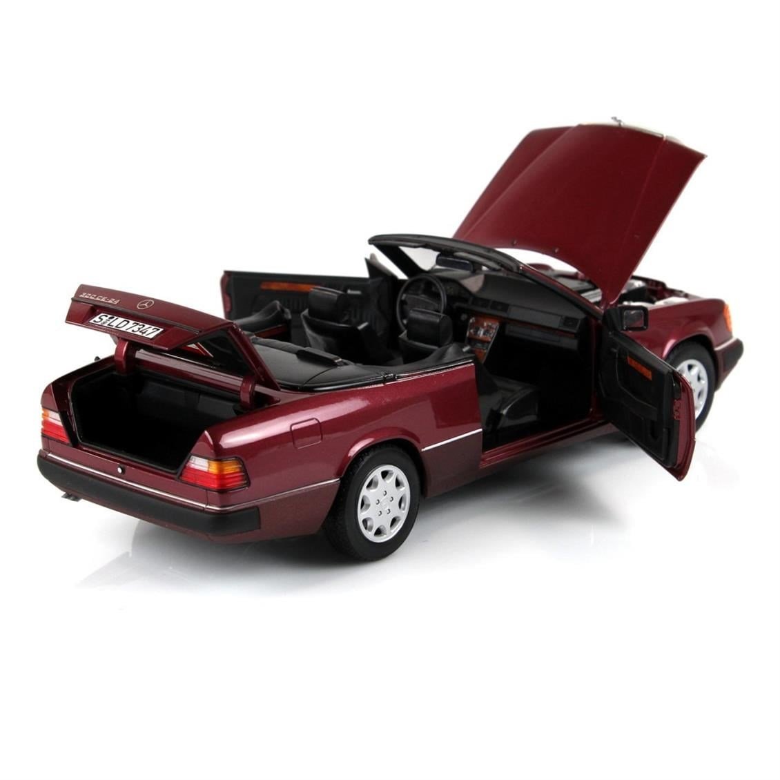 Norev B66040616 1/18 Ölçek, Mercedes Benz 300CE 24 Cabriolet 1992, Almand.Metallic, Sergilemeye Hazır Metal Araba Modeli