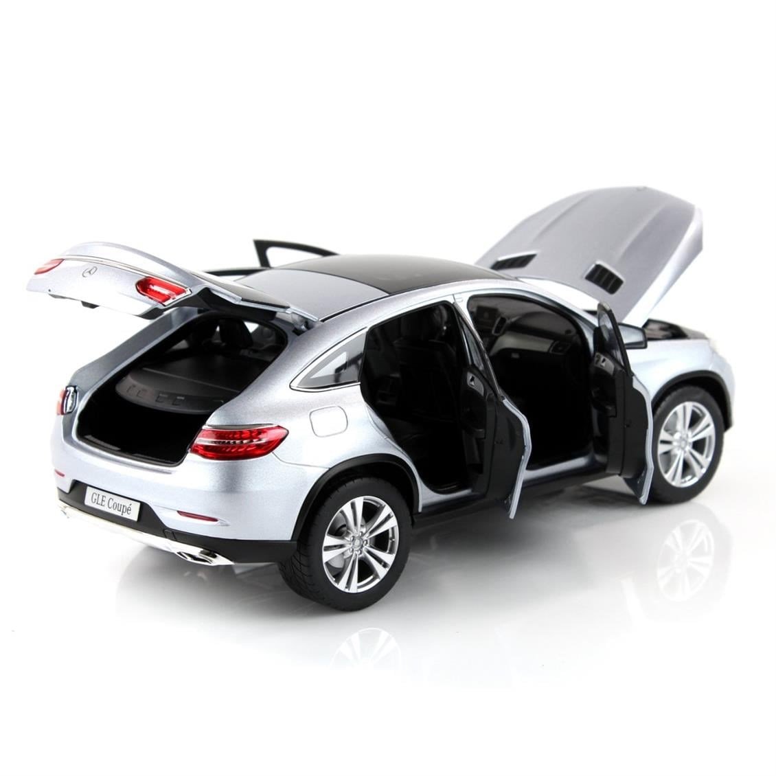 Norev B66960358 1/18 Ölçek, Mercedes Benz GLE Coupe 2015, Diamond Silver, Sergilemeye Hazır Metal Araba Modeli