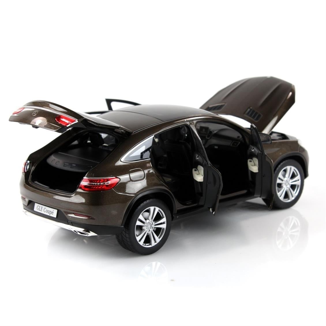 Norev B66960359 1/18 Ölçek, Mercedes Benz GLE Coupe 2015, Citrine Brown, Sergilemeye Hazır Metal Araba Modeli