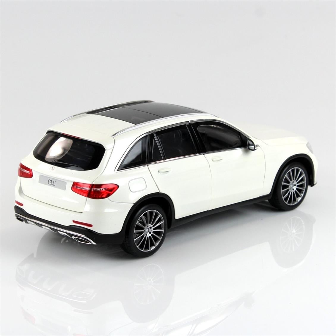 Norev B66960362 1/18 Ölçek, Mercedes Benz GLC (X253) 2015, Diamond White Bright, Sergilemeye Hazır Metal Araba Modeli