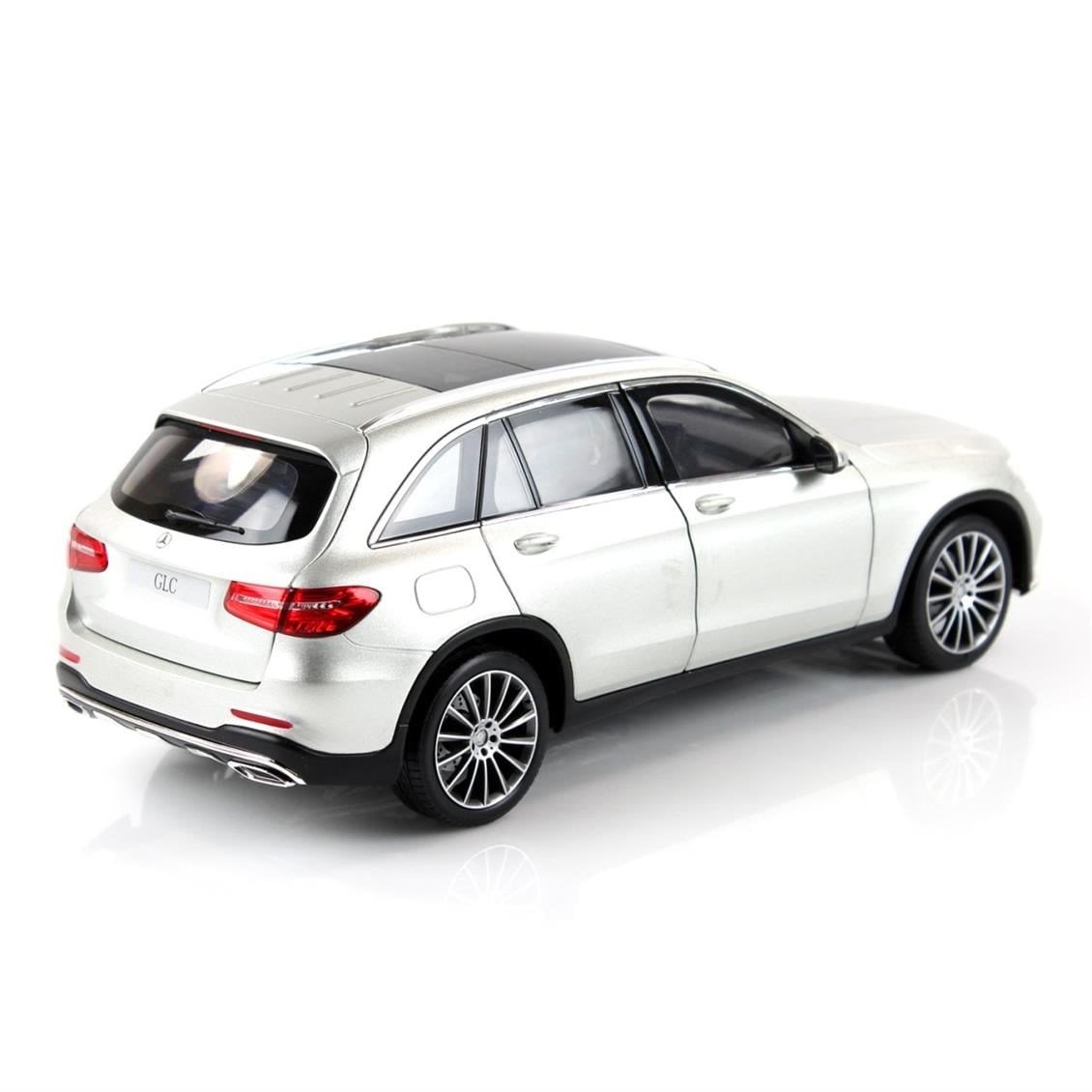 Norev B66960363 1/18 Ölçek, Mercedes Benz GLC (X253) 2015, Ciridium Silver, Sergilemeye Hazır Metal Araba Modeli