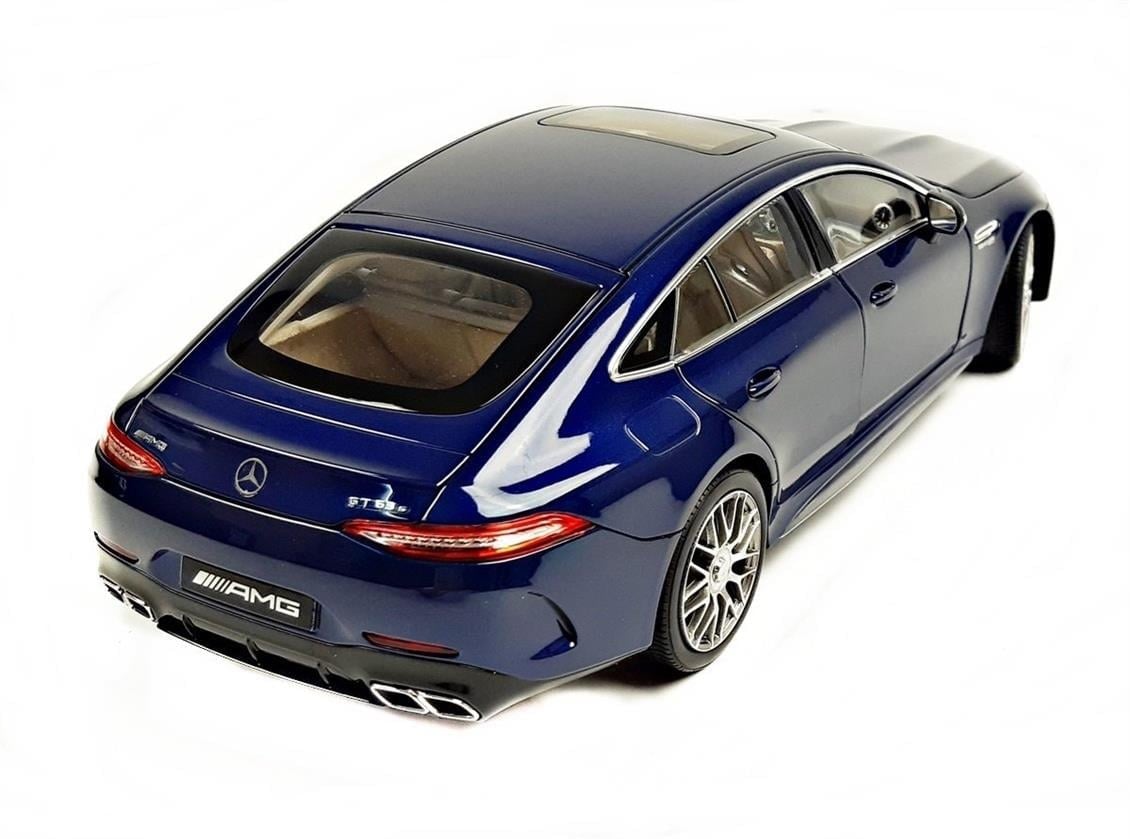 Norev B66960461 1/18 Ölçek, Mercedes Benz AMG GT 63 S V8 4Matic Coupe (X290) 2018, Brilliant Blue, Sergilemeye Hazır Metal Arab