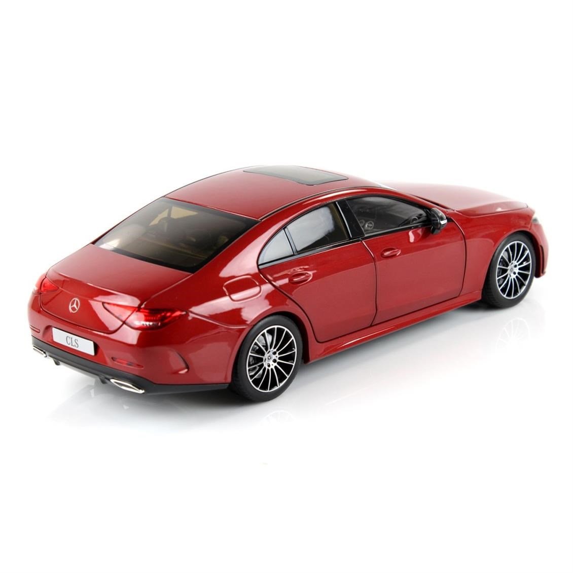 Norev B66960545 1/18 Ölçek, Mercedes Benz CLS Coupe (C257) 2018, Hyacinth Red Metallic, Sergilemeye Hazır Metal Araba Modeli