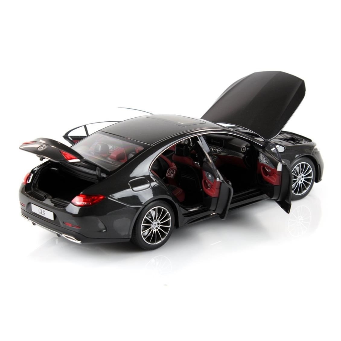 Norev B66960546 1/18 Ölçek, Mercedes Benz CLS Coupe (C257) 2018, Graphite Grey Metallic, Sergilemeye Hazır Metal Araba Modeli
