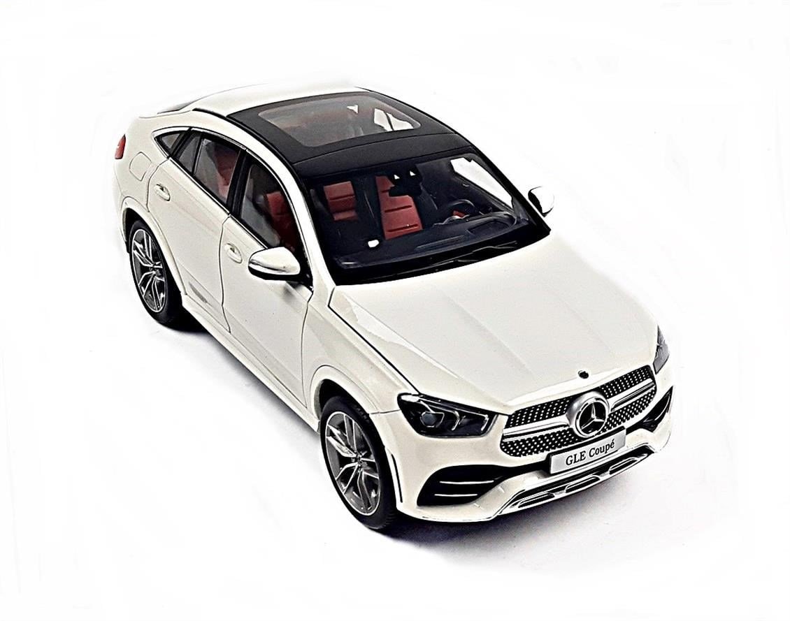 Norev B66960823 1/18 Ölçek, Mercedes Benz (C167) GLE Coupe AMG 2020, Diamond white Sergilemeye Hazır Metal Araba Modeli