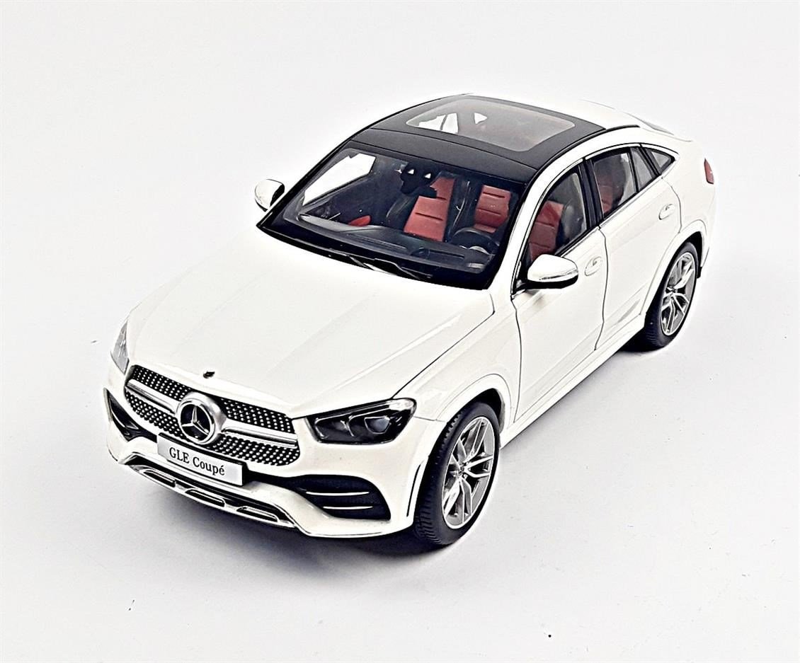 Norev B66960823 1/18 Ölçek, Mercedes Benz (C167) GLE Coupe AMG 2020, Diamond white Sergilemeye Hazır Metal Araba Modeli