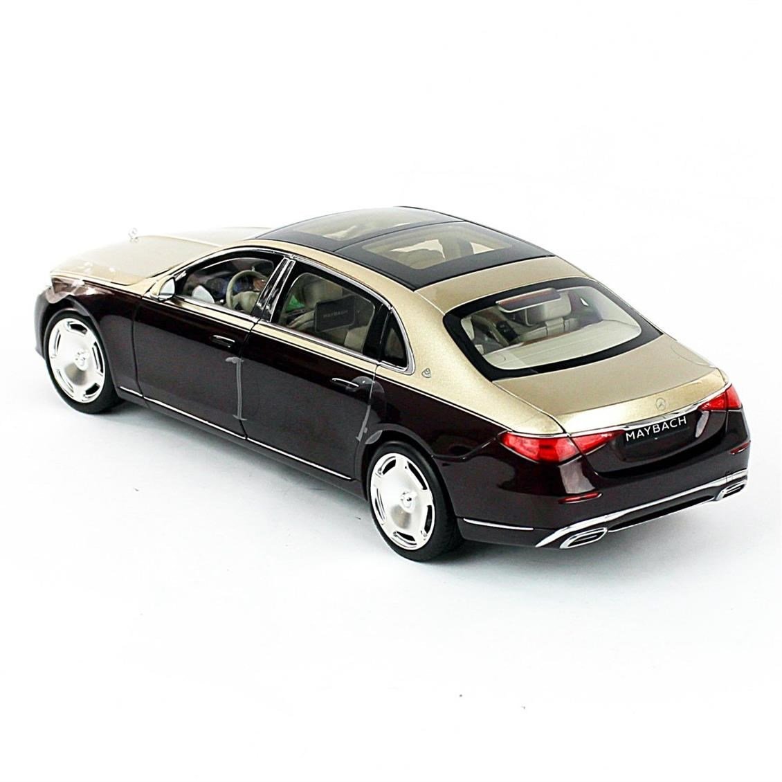 Norev B66961423 1/18 Ölçek, Mercedes-Benz Maybach S 680 4MATIC rubelite red/kalahari gold, Sergilemeye Hazır Metal Araba Modeli