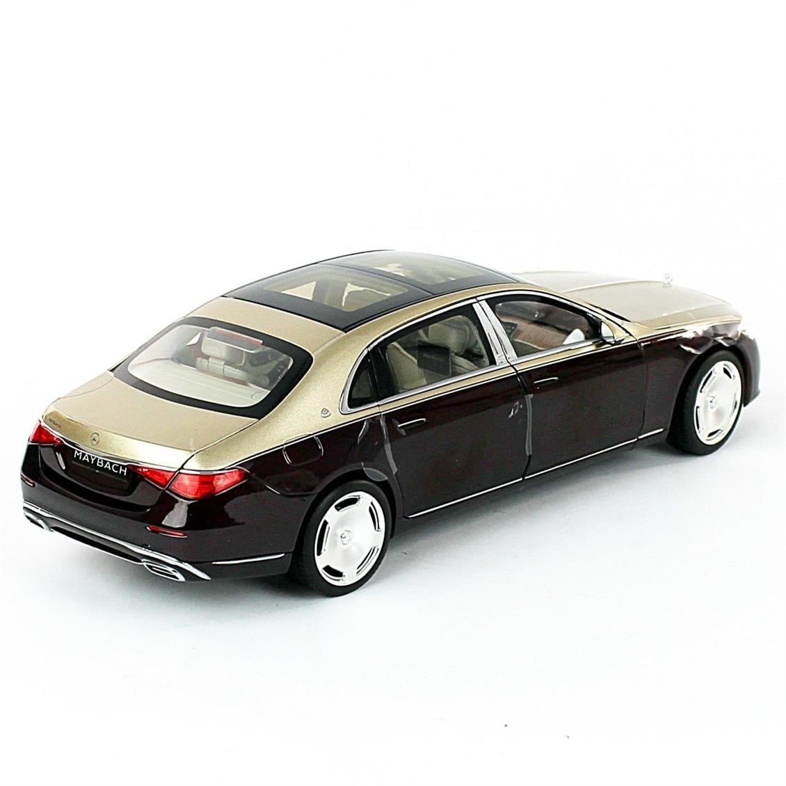 Norev B66961423 1/18 Ölçek, Mercedes-Benz Maybach S 680 4MATIC rubelite red/kalahari gold, Sergilemeye Hazır Metal Araba Modeli
