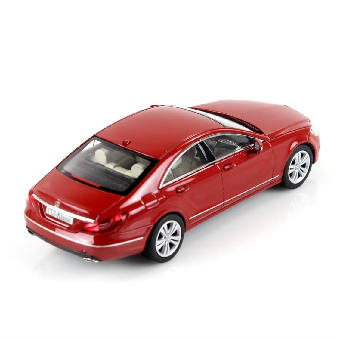Norev B66961936 1/43 Ölçek, Mercedes Benz CLS 2014, Hyacinth Red Metallic, Sergilemeye Hazır Metal Araba Modeli