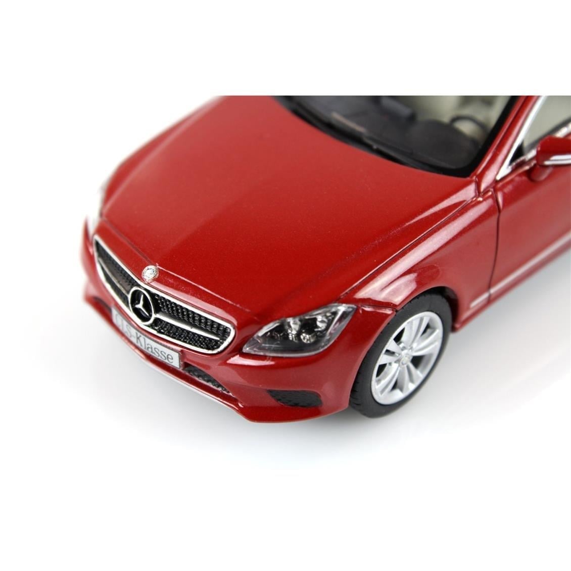 Norev B66961936 1/43 Ölçek, Mercedes Benz CLS 2014, Hyacinth Red Metallic, Sergilemeye Hazır Metal Araba Modeli