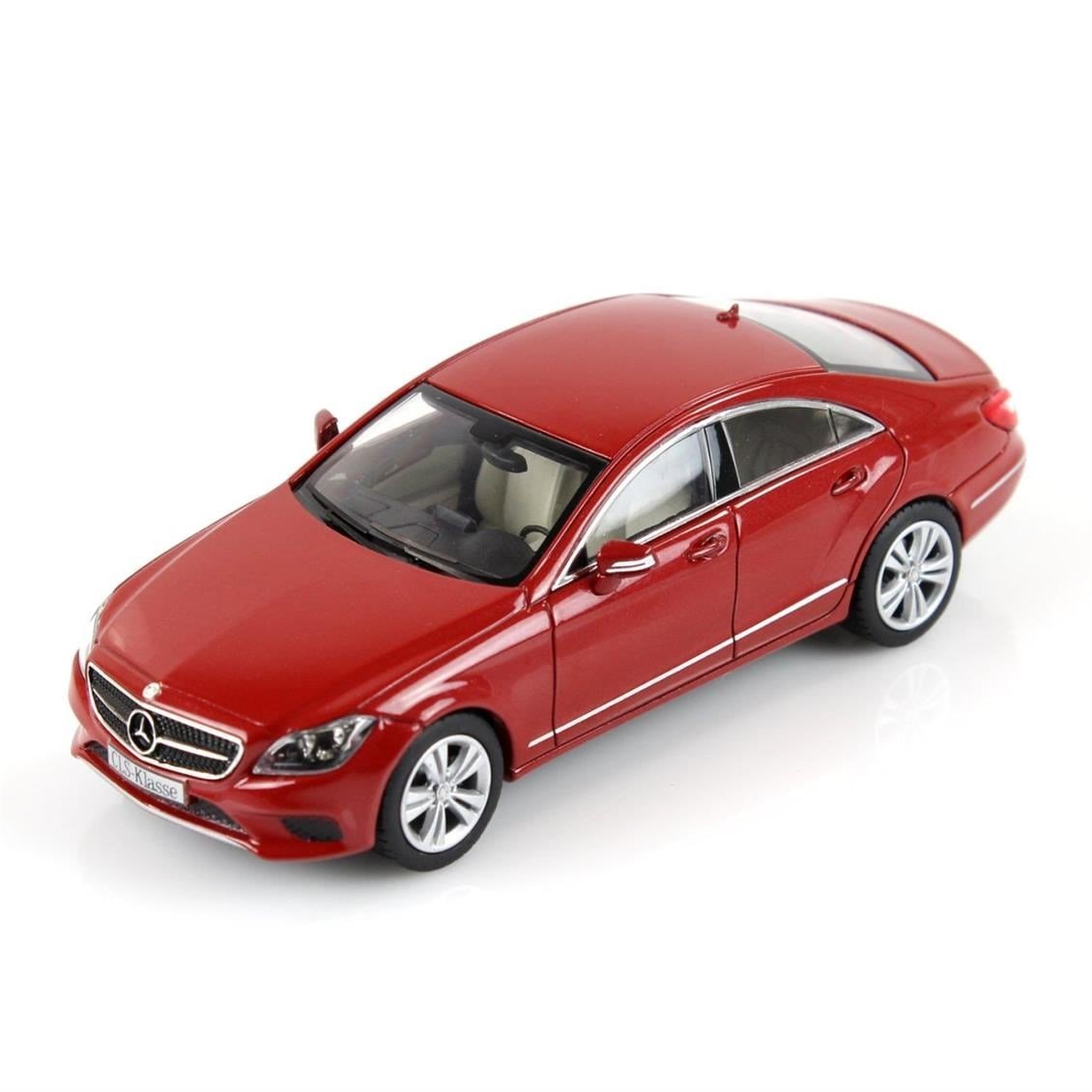 Norev B66961936 1/43 Ölçek, Mercedes Benz CLS 2014, Hyacinth Red Metallic, Sergilemeye Hazır Metal Araba Modeli