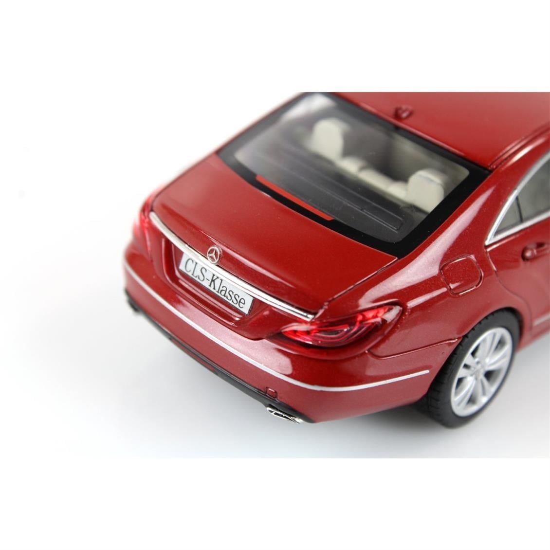 Norev B66961936 1/43 Ölçek, Mercedes Benz CLS 2014, Hyacinth Red Metallic, Sergilemeye Hazır Metal Araba Modeli