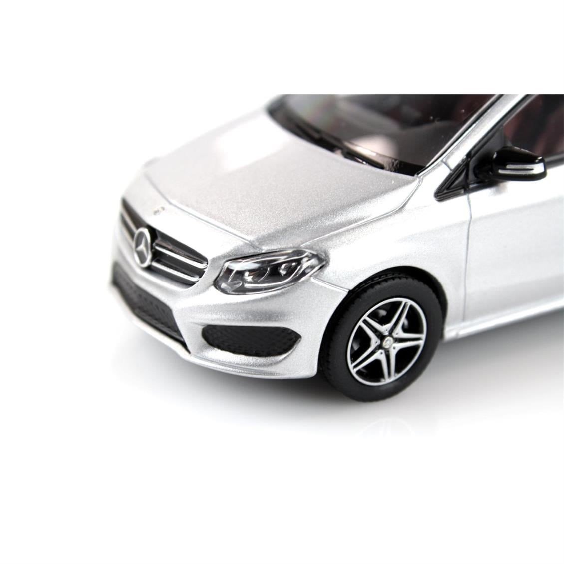 Norev B66962306 1/43 Ölçek, Mercedes Benz B Class AMG 2012, Polar Silver, Sergilemeye Hazır Metal Araba Modeli