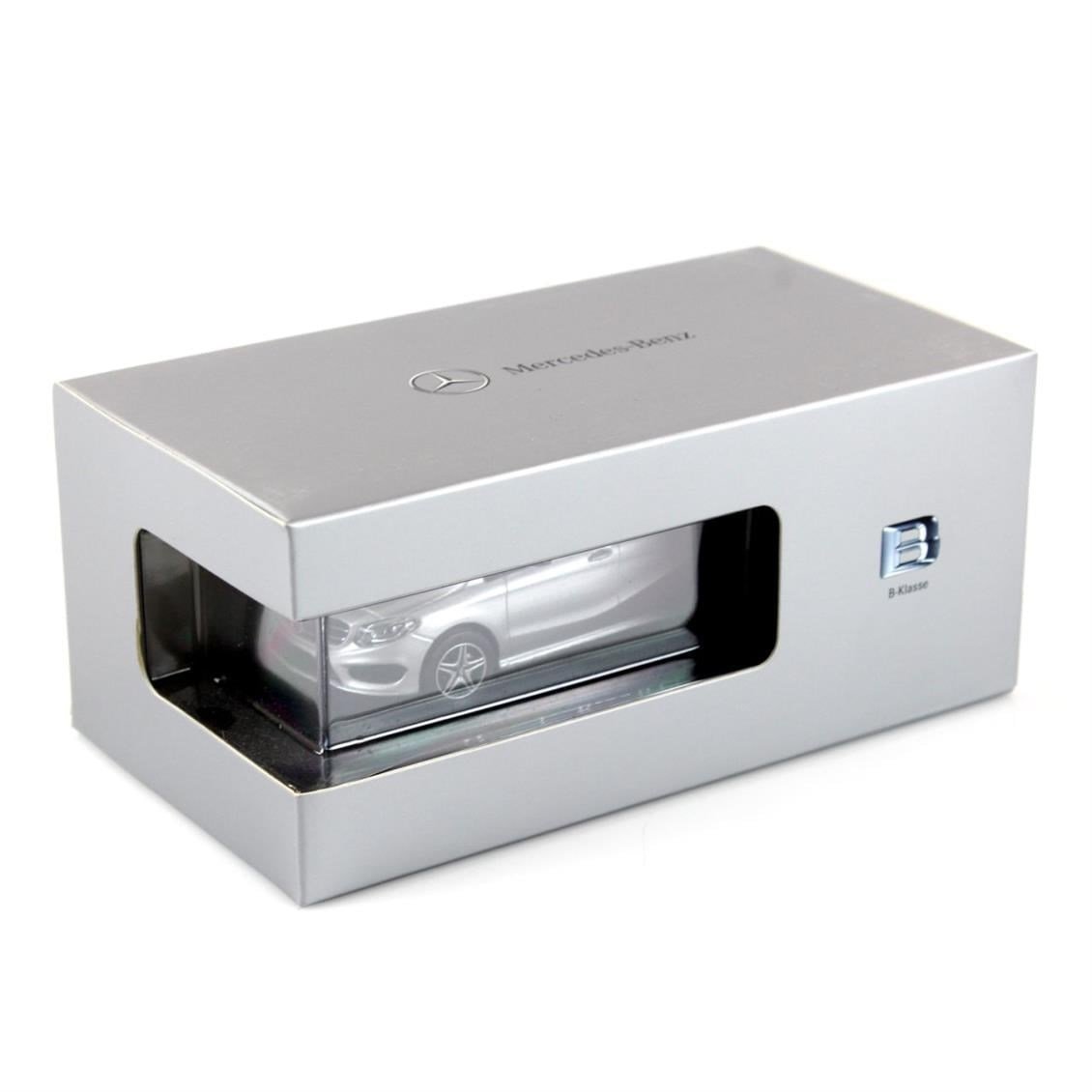Norev B66962306 1/43 Ölçek, Mercedes Benz B Class AMG 2012, Polar Silver, Sergilemeye Hazır Metal Araba Modeli