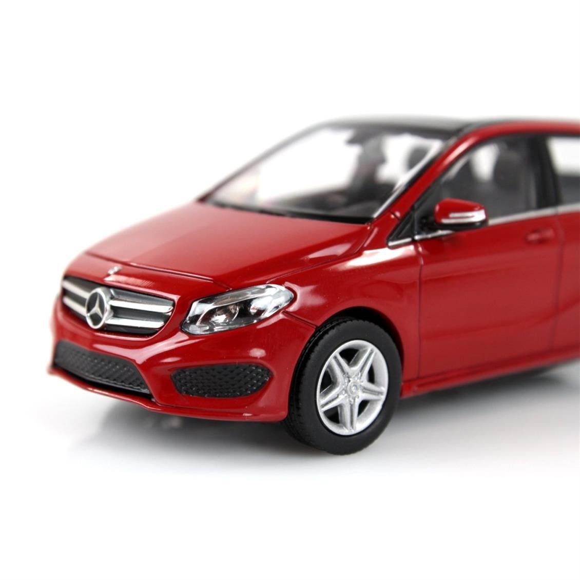 Norev B66962307 1/43 Ölçek, Mercedes Benz B Class AMG 2012, Jupiter Red, Sergilemeye Hazır Metal Araba Modeli