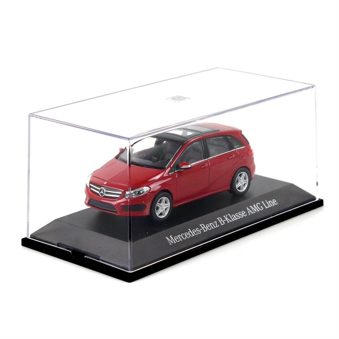 Norev B66962307 1/43 Ölçek, Mercedes Benz B Class AMG 2012, Jupiter Red, Sergilemeye Hazır Metal Araba Modeli