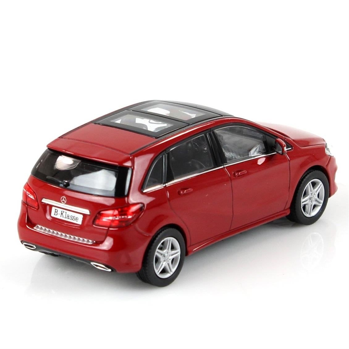 Norev B66962307 1/43 Ölçek, Mercedes Benz B Class AMG 2012, Jupiter Red, Sergilemeye Hazır Metal Araba Modeli