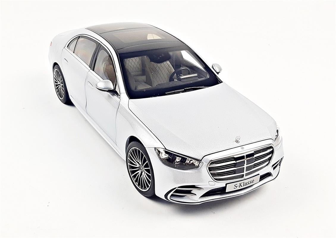 Norev B66960633 1/18 Ölçek, Mercedes Benz S Class (V223) 2020, Silver, Sergilemeye Hazır Metal Araba Modeli