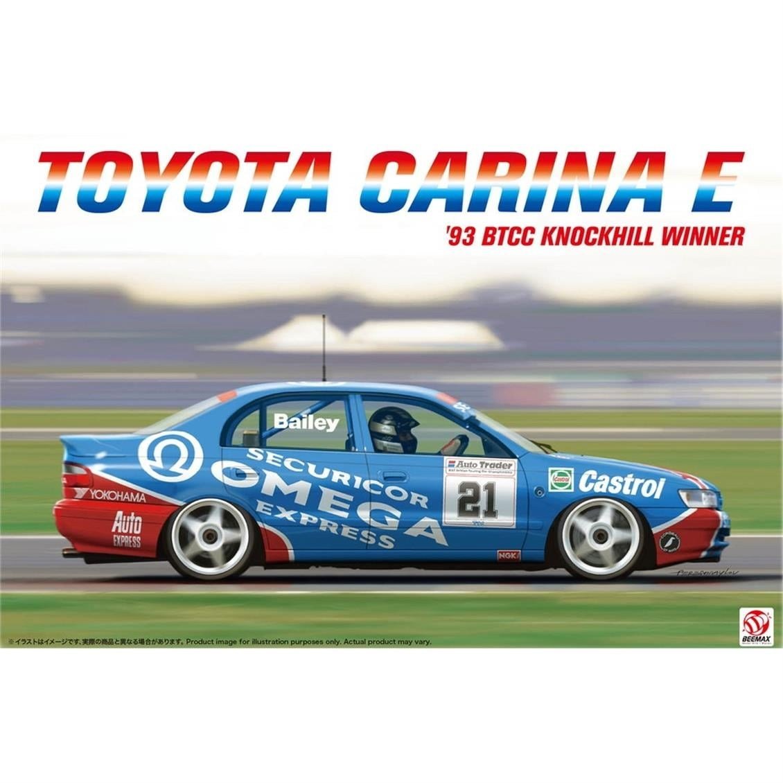 Nunu BX24031 1/24 Ölçek, Toyota Carina E (1993 BTCC Knockhill Winner), Otomobil Plastik Model Kiti