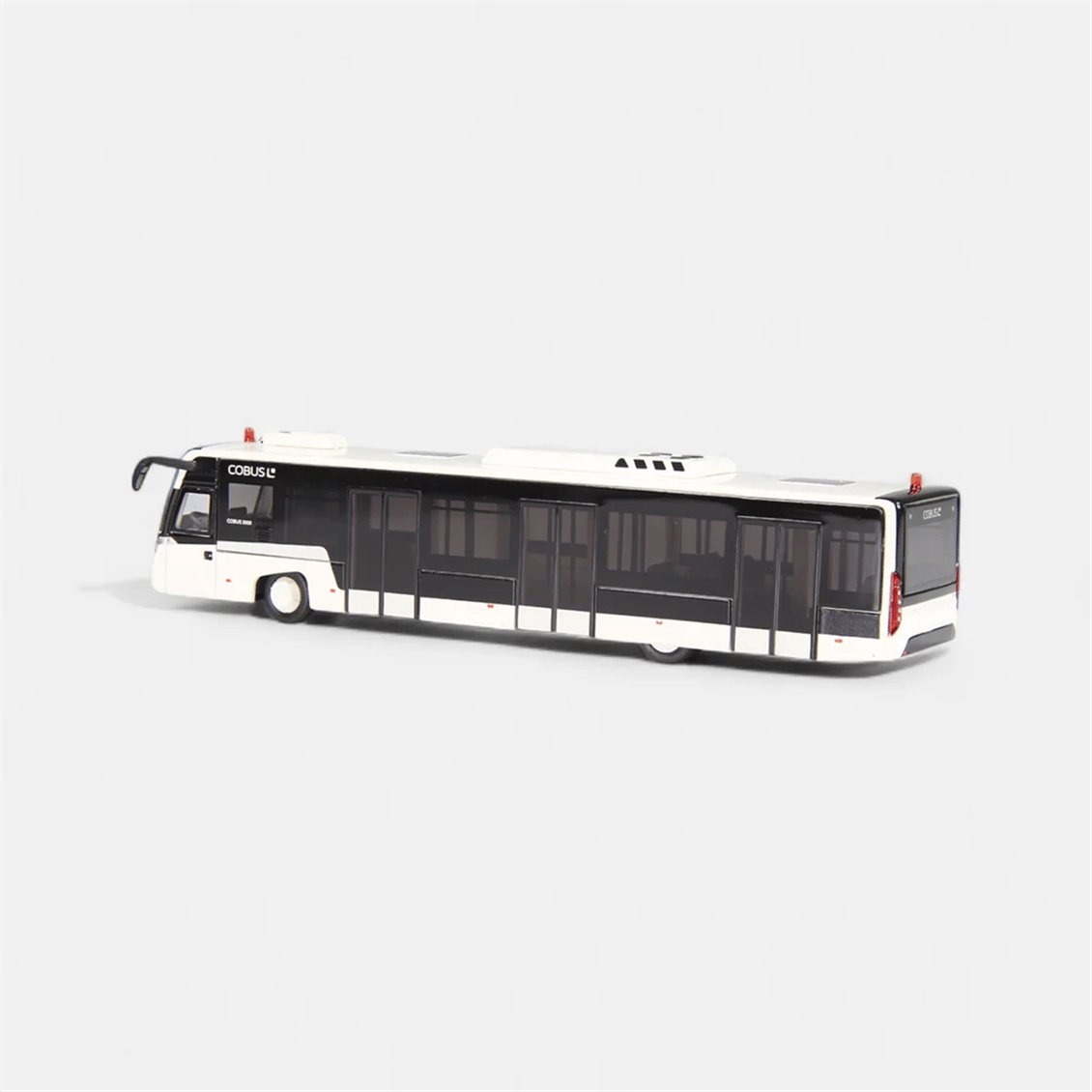 NZG 0981/40 1/87 Ölçek, Cobus 3002 Havaalanı Otobüsü, Beyaz, Sergilemeye Hazır Metal Model